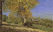 Alfred Sisley Landscape at Louveciennes oil painting reproduction